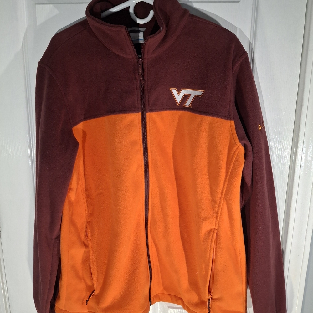 Columbia Men's Virginia Tech Full-Zip Fleece Jacket